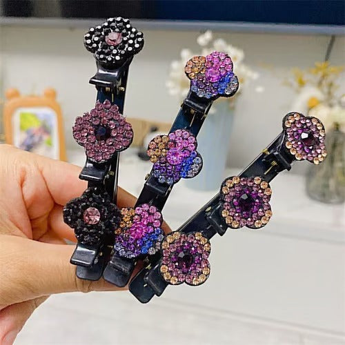 Girls 3-Flower Decorative Hairpin