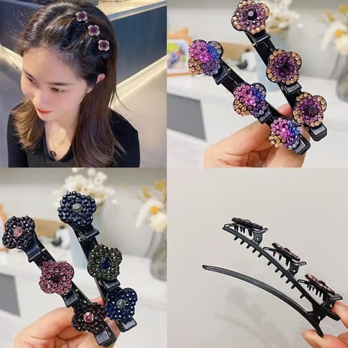 Girls 3-Flower Decorative Hairpin
