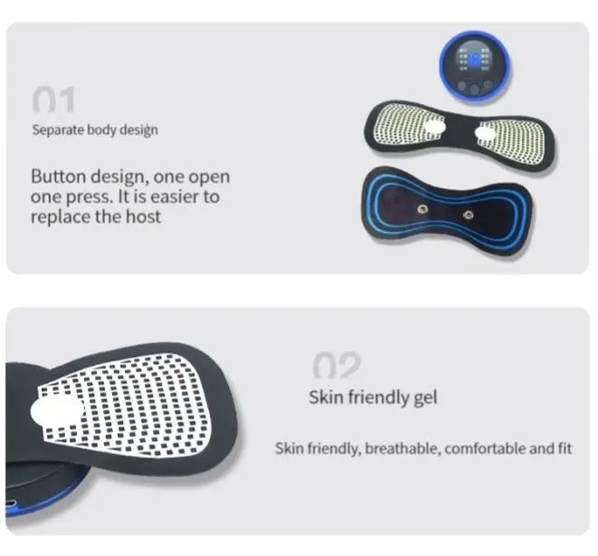 Portable EMS Massager with Constant Temperature Heat
