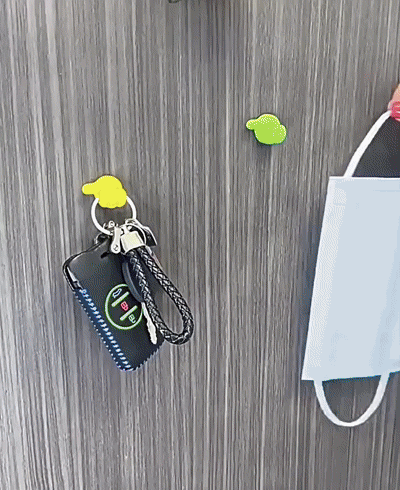 Self-Adhesive Rubber Thumb Wire Clip & Hook