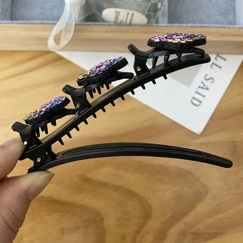 Girls 3-Flower Decorative Hairpin