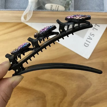 Girls 3-Flower Decorative Hairpin