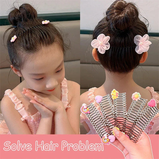 Princess Style Flower Bow Comb