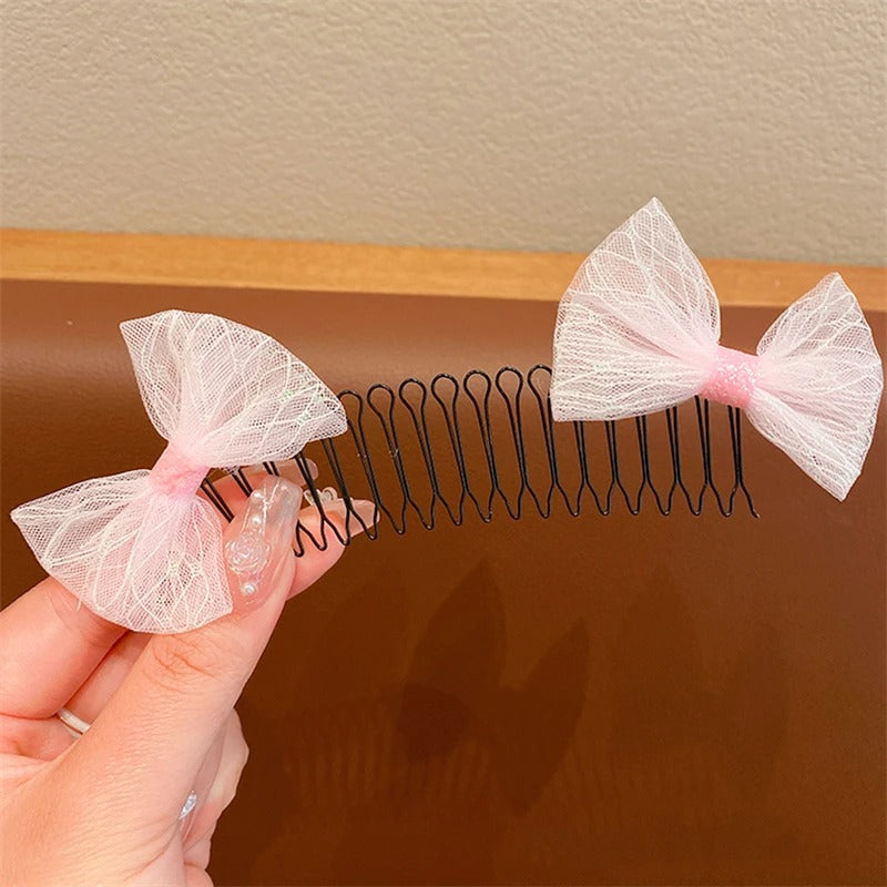 Princess Style Flower Bow Comb
